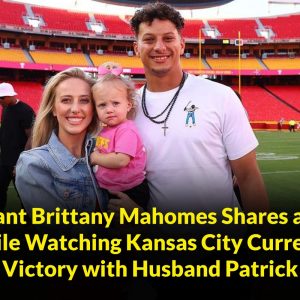 HOT NEWS: As she and her husband Patrick watch their Kansas City current soccer team win, pregnant Brittany Mahomes shares a selfie.