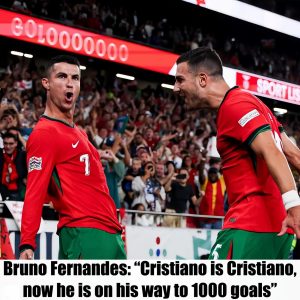 HOT: Bruno Fernandes: “Cristiano is Cristiano, now he is on his way to 1000 goals”