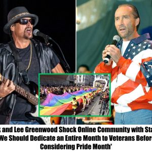 BREAKING NEWS: Kid Rock and Lee Greenwood Shock Online Community with Statement: 'We Should Dedicate an Entire Month to Veterans Before Considering Pride Month'.