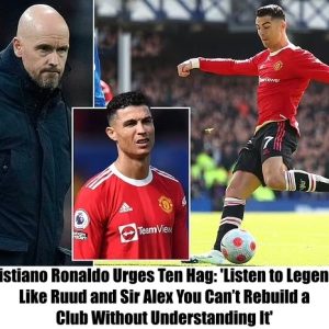 HOT NEWS: Cristiano Ronaldo Urges Ten Hag: 'Listen to Legends Like Ruud and Sir Alex – You Can’t Rebuild a Club Without Understanding It'.