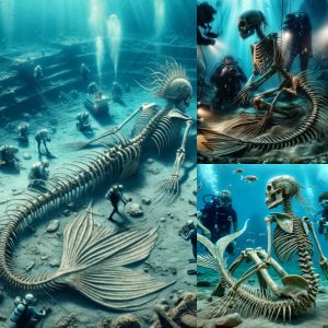 Unveiling the Mysteries: Discovering Underwater Remains of Alleged Alien Mermaids.