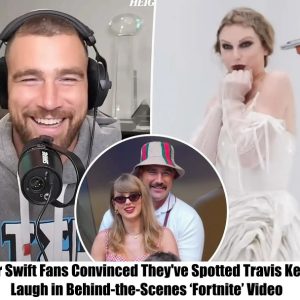 HOT NEWS: Taylor Swift Fans Convinced They've Spotted Travis Kelce’s Laugh in Behind-the-Scenes ‘Fortnite’ Video.