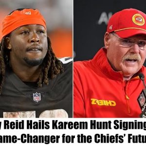 BREAKING NEWS: Andy Reid Hails Kareem Hunt Signing as a Game-Changer for the Chiefs’ Future.