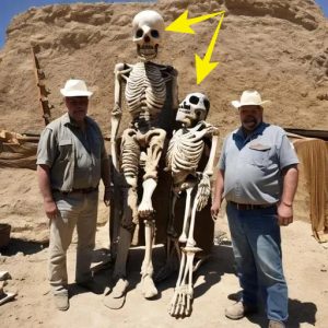 BREAKING: History Redefined: Astonishing 50-Foot Giant Skeleton Unearthed by Archaeologists.