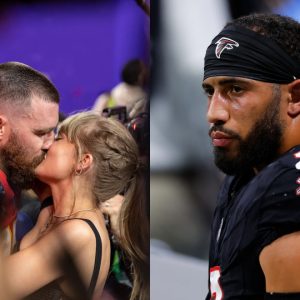 HOT NEWS: Falcons Player Teases Trash Talk About Taylor Swift to Travis Kelce Ahead of Chiefs Showdown.